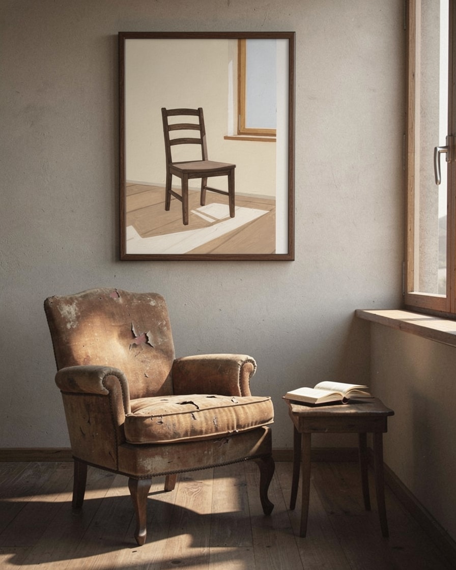 Empty Chair by Window