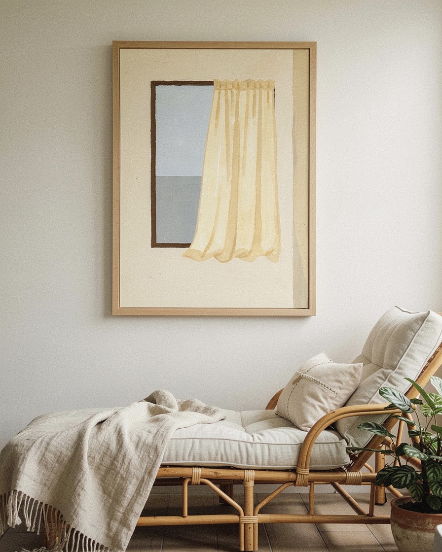 Window with Curtain