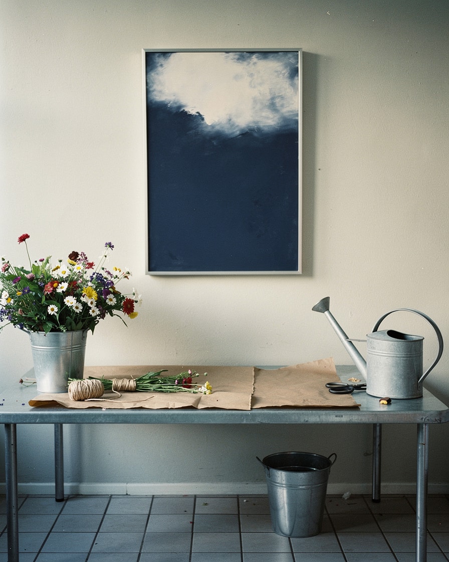 Dark Field with Soft Light — Retail — Contemporary Abstract Painting