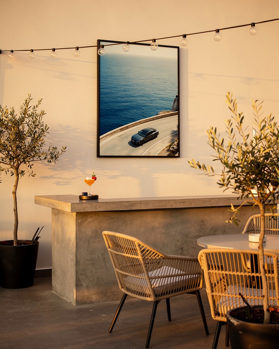 Coastal Glide — Bar — Automotive Art