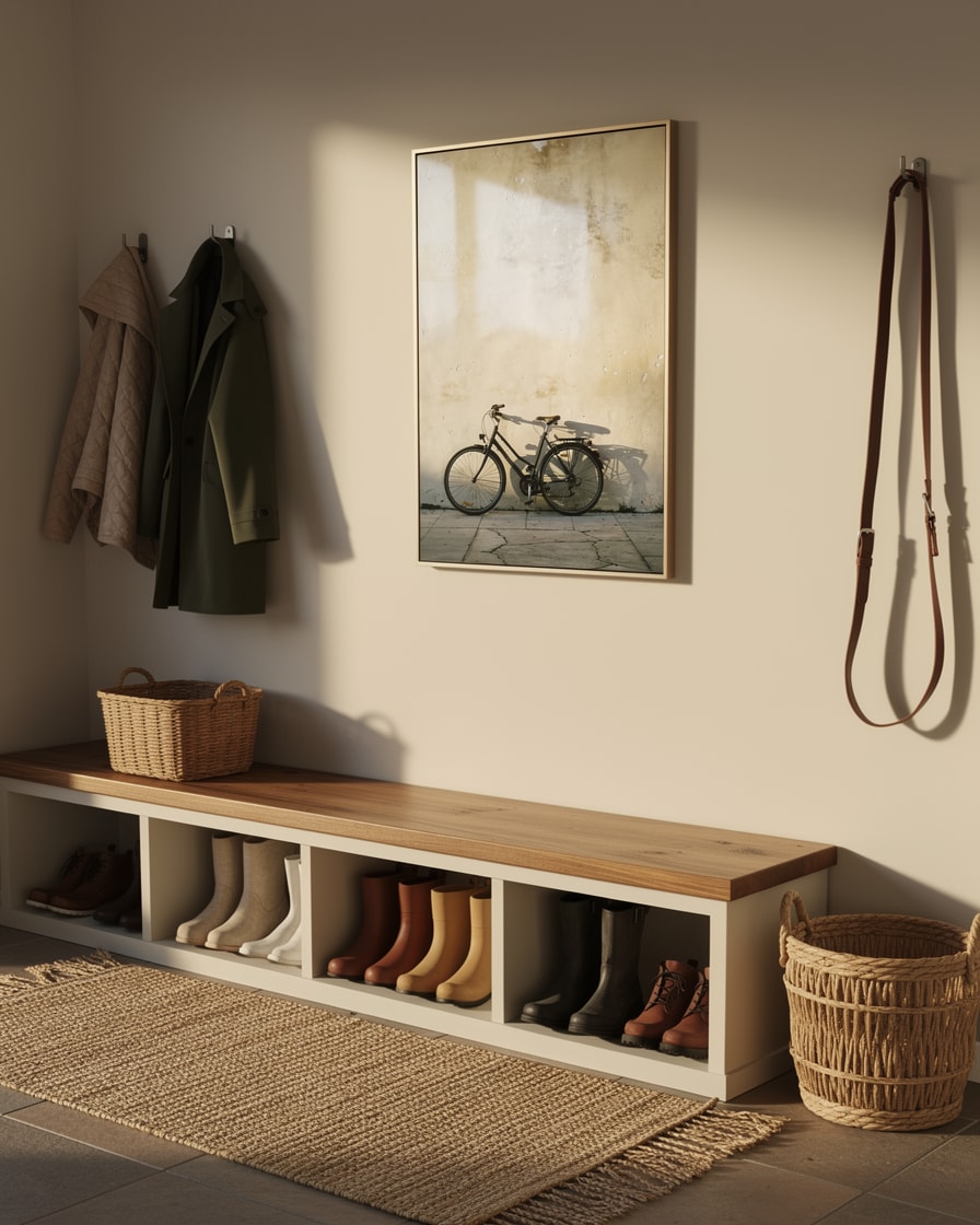 Leaning Bicycle — Hallway
