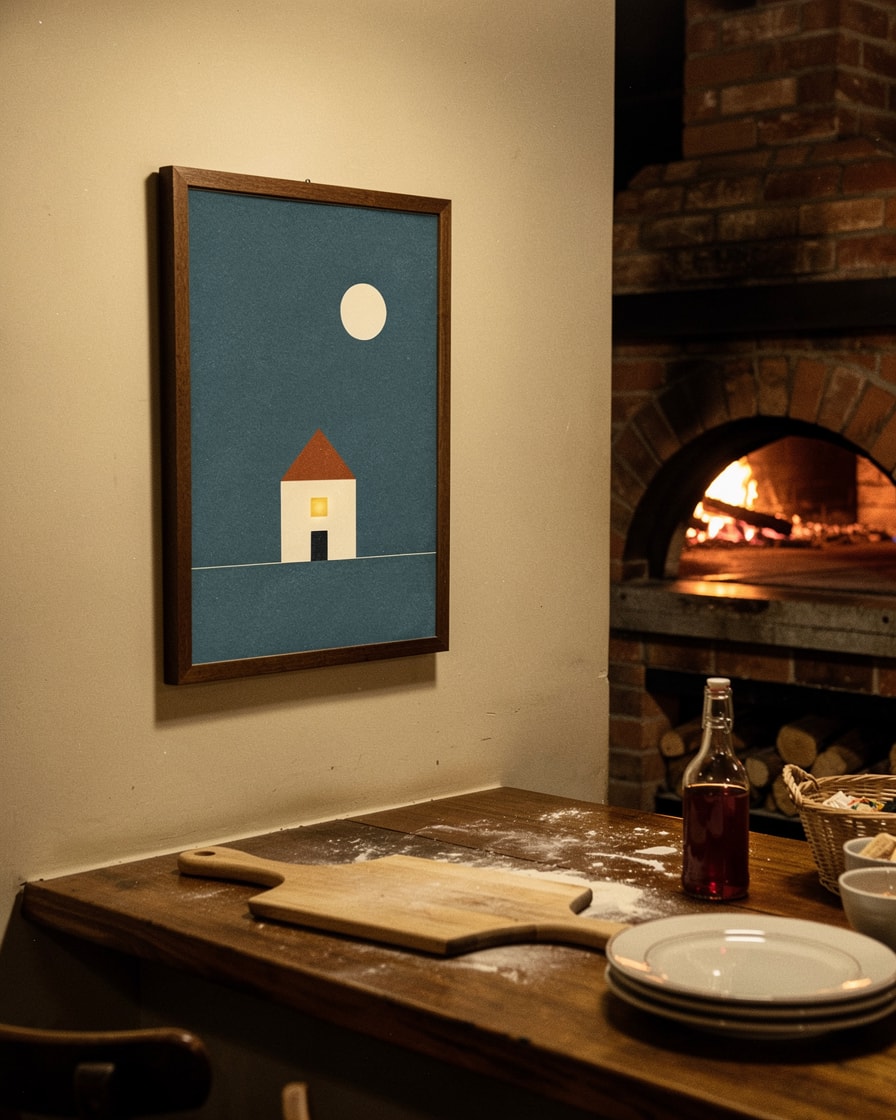 House at Night — Restaurant — Kids Art