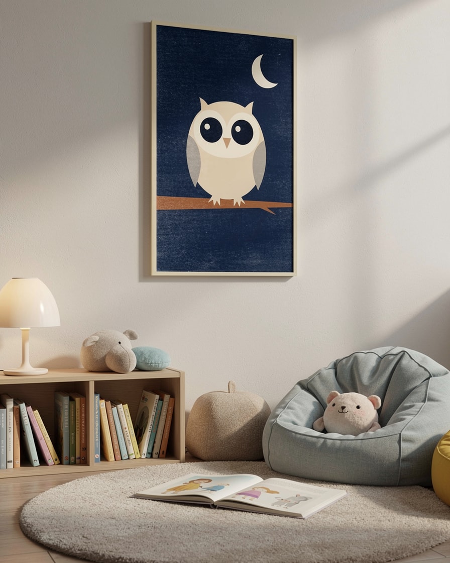 Owl on a Branch — Kids