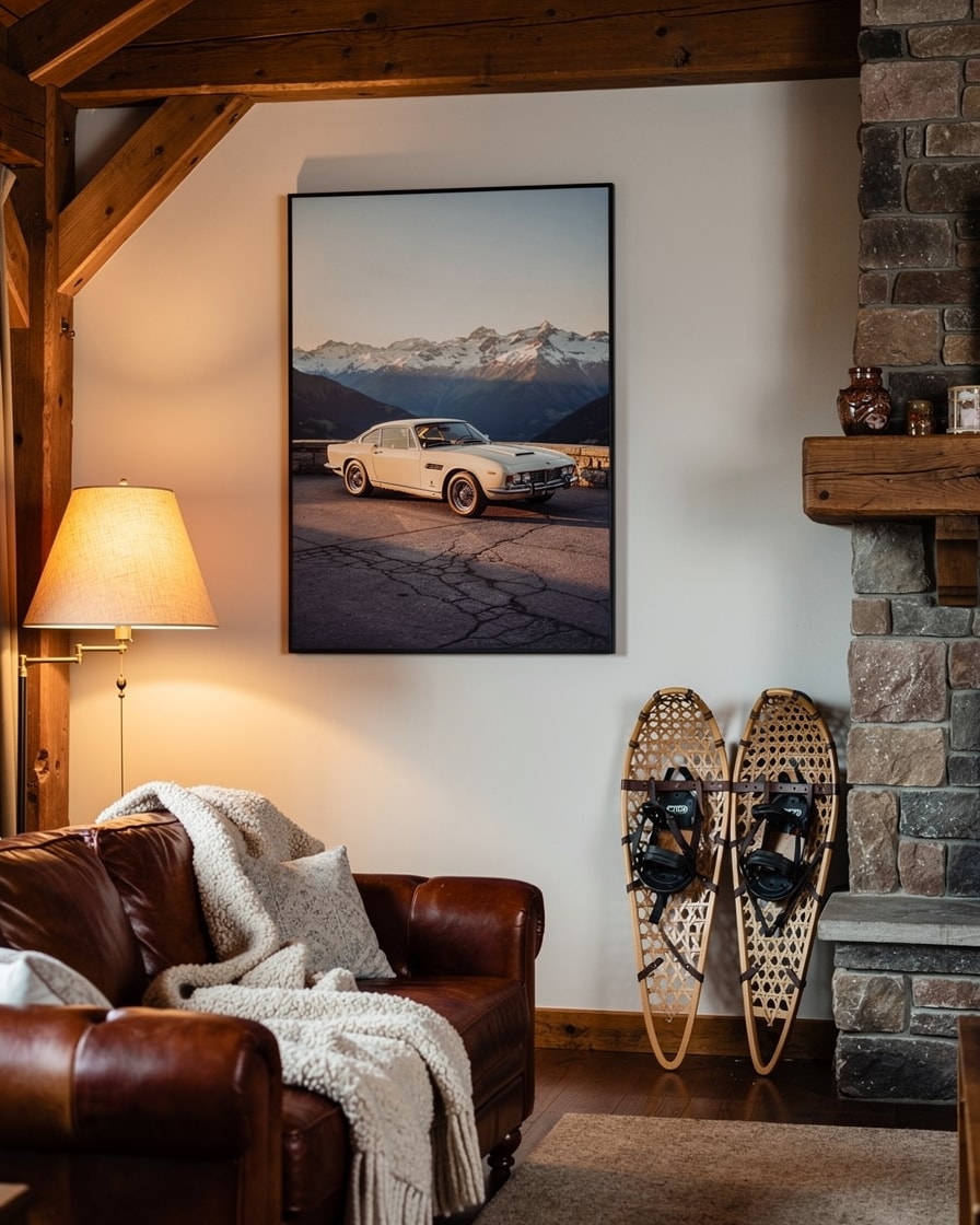 Alpine Touring Pause — Hotel — Automotive Art