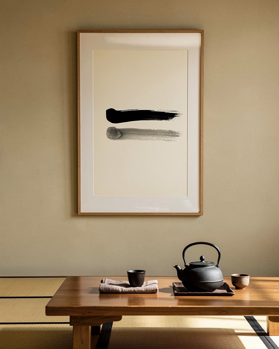 Paired Strokes — Wellness — Contemporary Ink Art