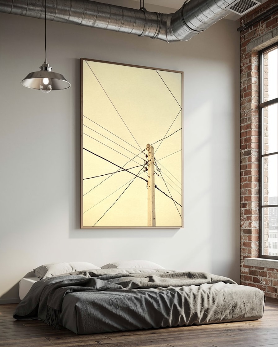 Utility-Pole Wires — Bedroom