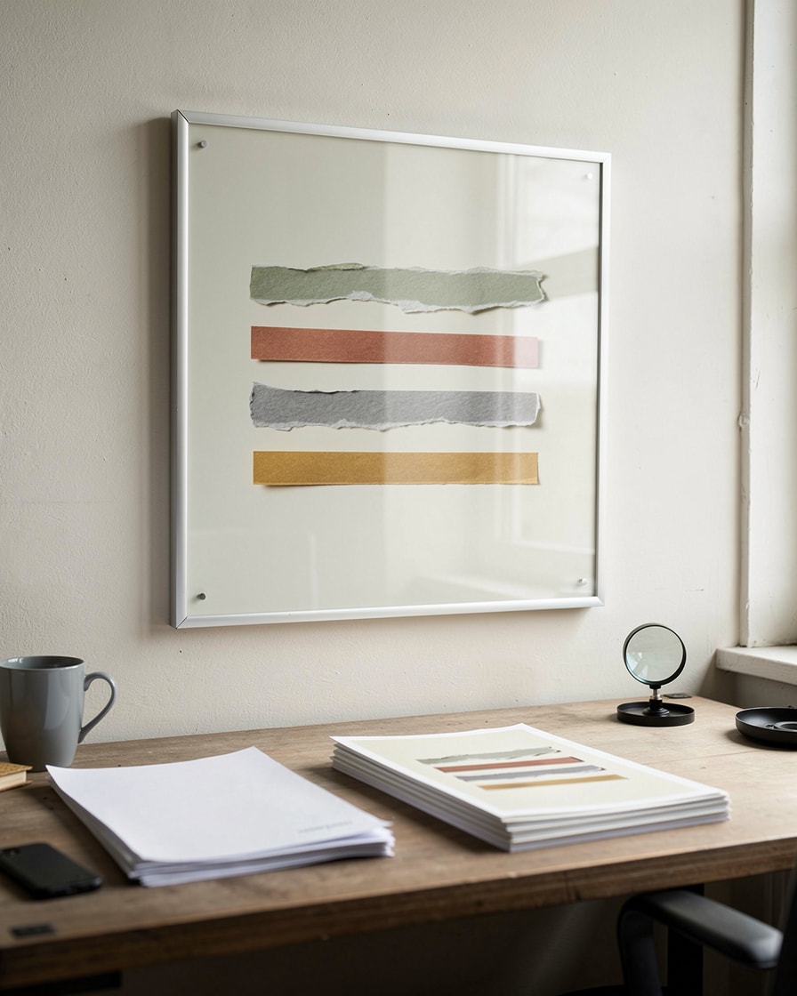 Stacked Paper Strips — Office