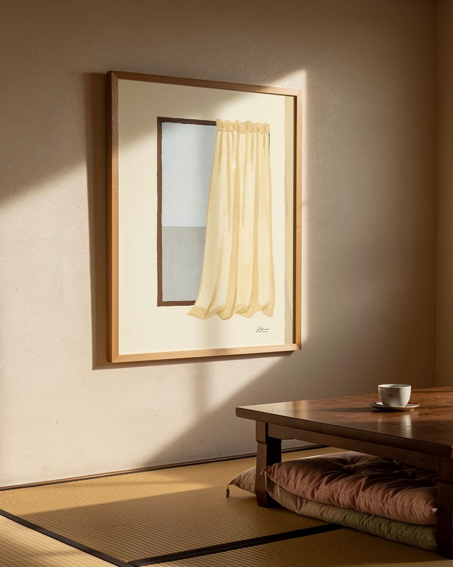 Window with Curtain — Hotel