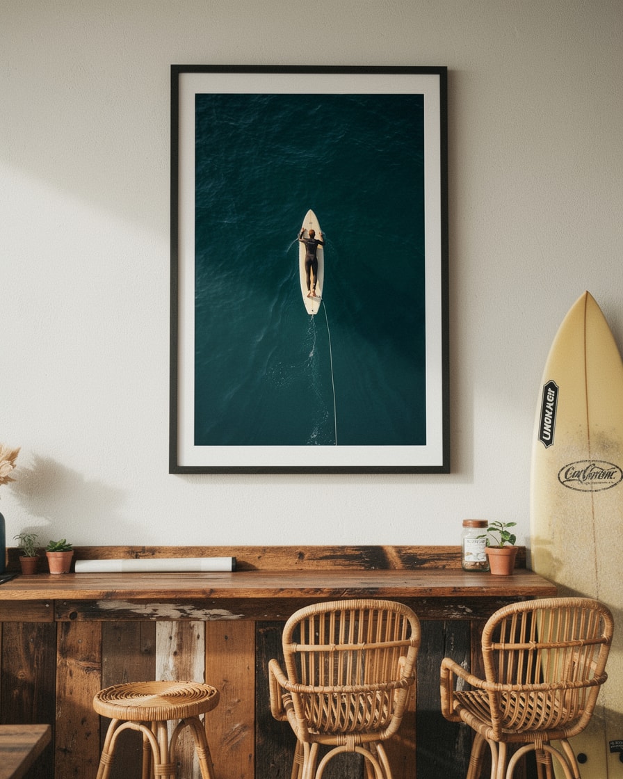 Surfer Paddle — Cafe