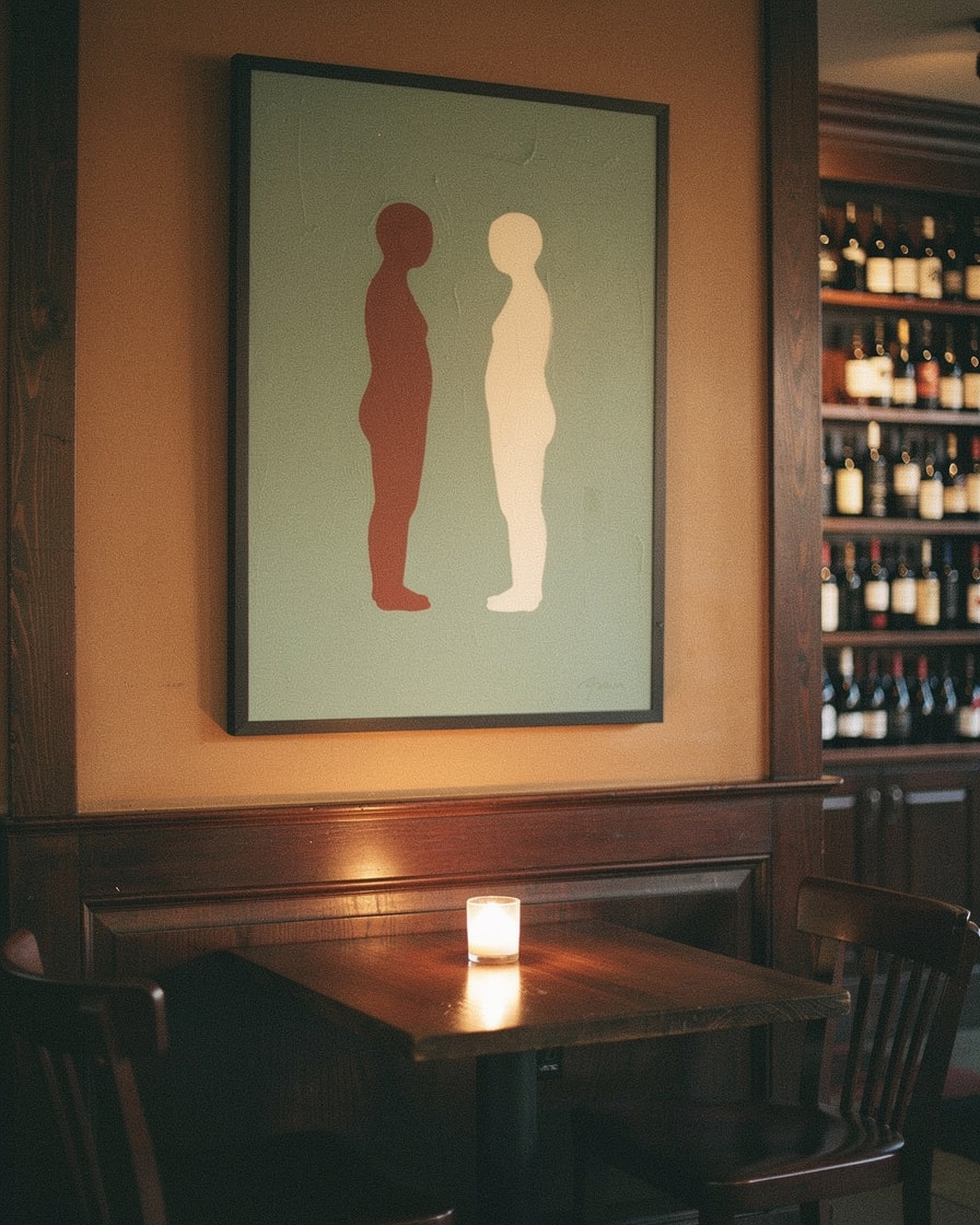 Two Figures in Dialogue