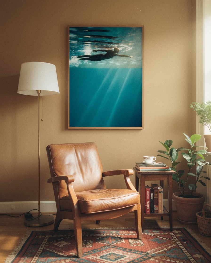 The Swimmer Underwater — Outdoor