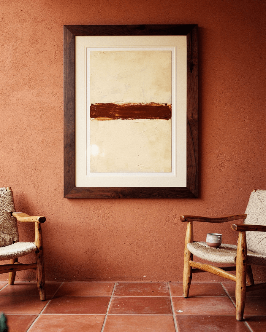 A Horizontal Brush Stroke